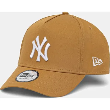 Kšiltovka Bavlněná baseballová čepice New Era LEAGUE ESSENTIAL E-FRAME 60771716 žlutá 18X, vel. ONE SIZE