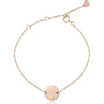 Náramek Náramek BeYou Circle růžové zlato