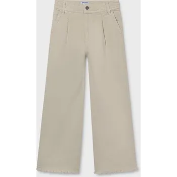 Dívčí kalhoty Kalhoty se zvonovými nohavicemi béžové JUNIOR Mayoral velikost: 152 (12 let)
