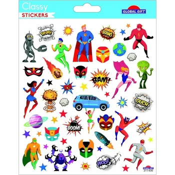 samolepka Samolepky gg cls 211630 super heroes