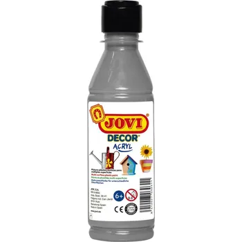 Výtvarná barva JOVI Decor akrylová barva - stříbrná 250 ml