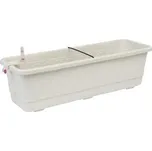 Truhlík samozavlažovací 60 cm bílý Fantazie