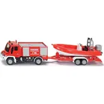 SIKU Blister - požární vozidlo Unimog s člunem