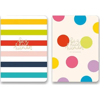 Výtvarný papír Náčrtník Shkolyaryk Muse Sketch & Note Dots & Stripes - A5, čistý, 64 listů