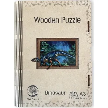 Hračka Dřevěné puzzle/Dinosaurus A3
