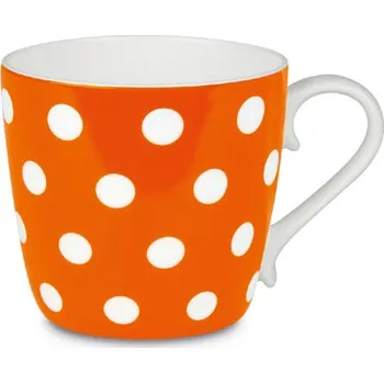 Puntíky orange - hrnek