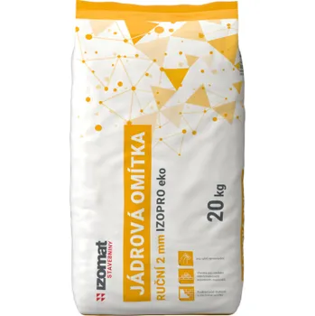 Omítka Jádrová omítka ruční Izopro eko 2 mm 20 kg