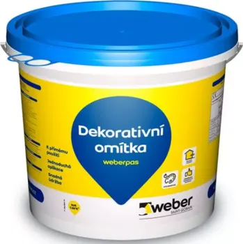 Omítka WEBER weberpas marmolit jemnozrnný 20 kg