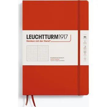 Blok Fox Red, Composition (B5), 219 p., dotted