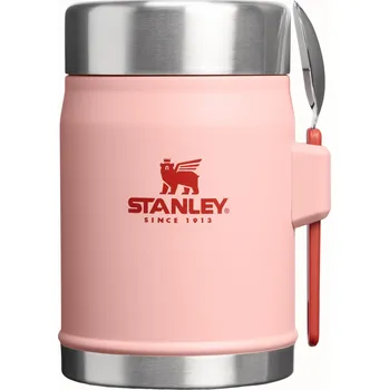 STANLEY Termoska jídelní se lžící/vidličkou The Legendary Classic Food Jar 400 ml Peach Rose