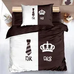 Bavlissimo Dvoudílné povlečení 3 D Mr & Mrs 140x200, 70x90 115201525