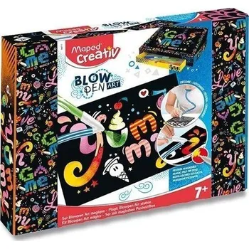Sada Maped Creativ Blowpen Art Magic Foukací pero 15 barev