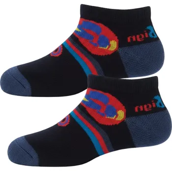 Dívčí oblečení vel.80-128-Dětské kotníčkové ponožky - kopací míč - barva tm.modrá