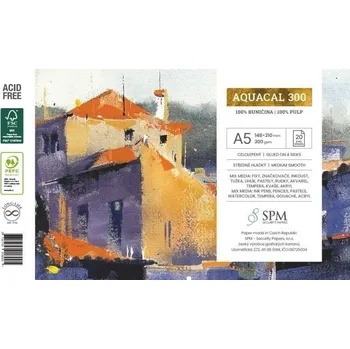 Grafický blok Aquacal 300 g/m2, A5