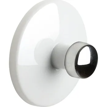 Držák na ručník SPIRELLA Spirella samolepící háček BOWL, bílý, ABS, průměr 50 mm, 10.16252