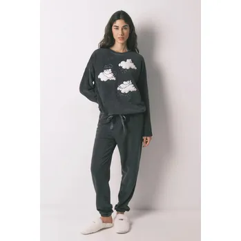 Dámské pyžamo Pyžamo women'secret MOOMIN 3133486 šedá 90Y, vel. M