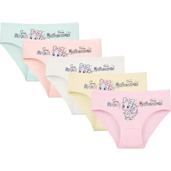 Dámské spodní prádlo DONELLA Dívčí kalhotky Donella 5 ks – 4171PB171 s milým dívčím motivem | Bavlněné - 134/140