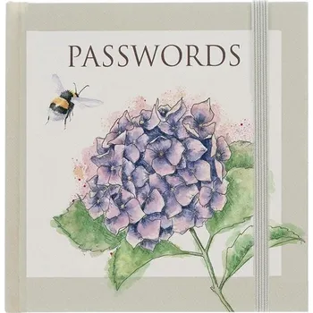 Blok Wrendale Designs Zápisník na hesla - Hortenzie