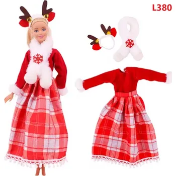 Vánoční oblečení pro panenky Barbie a Kena Varianta: L380