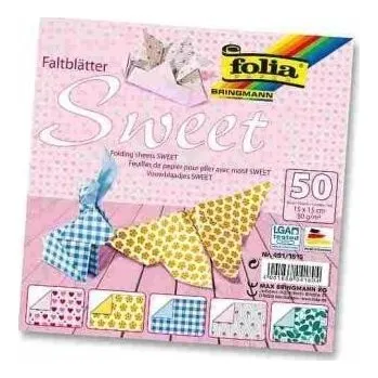 Folia Origami papíry na skládání 10 x 10 cm - sweet 80 g