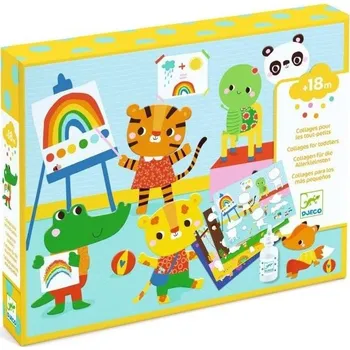 DJECO První koláž pro nejmenší Zábavný den