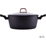 Perfect Home Granitový hrnec na indukci s poklicí 6,1L Golden Line, 10439