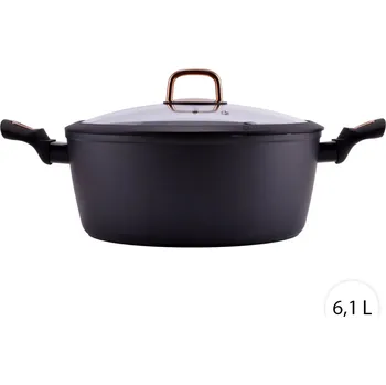 Hrnec Perfect Home Granitový hrnec na indukci s poklicí 6,1L Golden Line, 10439