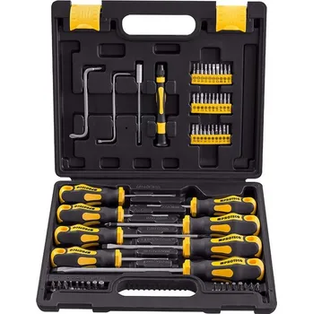 Šroubovák Sada šroubováků a bitů PROTECO 60 ks v kufru