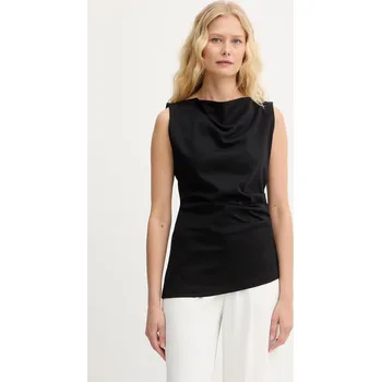 BOSS top dámský bavlněný Emiaka 50558899 černá 99X, vel. S