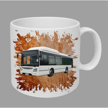 Moon River Iveco II hrnek s autobusem oranžový obsah 330 ml (hrneček autobus)