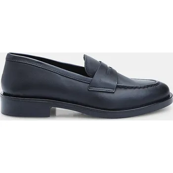 Dámské mokasíny Baťa dámské kožené mokasíny Baťa černé, vel. 41