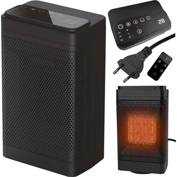 Přímotop ELEKTRICKÝ KERAMICKÝ PŘÍMOTOP S VENTILÁTOREM KONVEKTOR 1500W