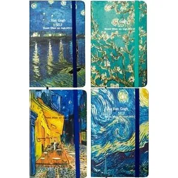 Dětské zboží Zápisník VAN GOGH A7, 80-linky