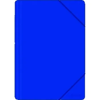 Spisové desky PP s gumičkou A4 500 µm - modrá