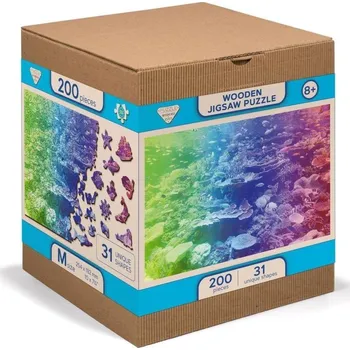 Dětské zboží Wooden City Puzzle Korálový útes 200 dílků, dřevěné