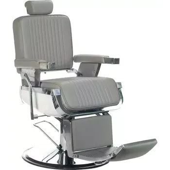 Kadeřnické křeslo Barber křeslo LUMBER BH-31823 - světle šedé