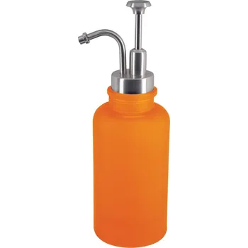 Dávkovač mýdla SPIRELLA Spirella dávkovač mýdla YOKO, oranžový, sklo, 280 ml, 10.20332