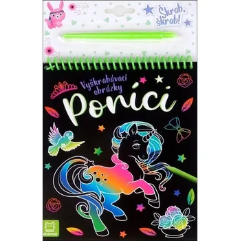 Vyškrábavací obrázky - Poníci