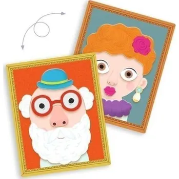 Stavebnice Geomag DJECO Magnetická skládačka Portraits