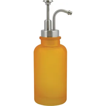 Dávkovač mýdla SPIRELLA Spirella dávkovač mýdla YOKO, žlutý, sklo, 280 ml, 10.20412