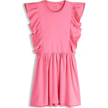 Dívčí šaty GATE Bavlněné šaty s volány 5Y 426-0495/6430