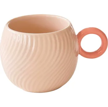 Porcelánový hrnek Wave Pink