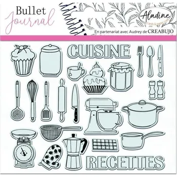 Hračka Razítka Stampo Bullet Journal - Kuchařka