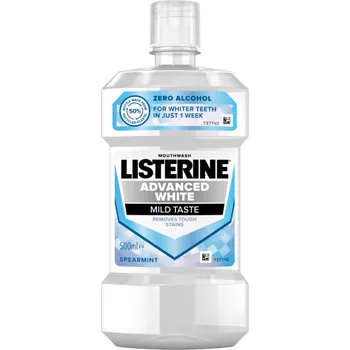 Ústní voda Listerine Advanced White Mild Taste