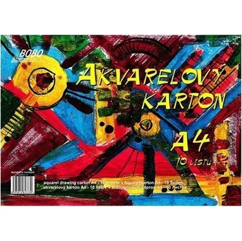 Akvarelový karton A4, 10 volných listů