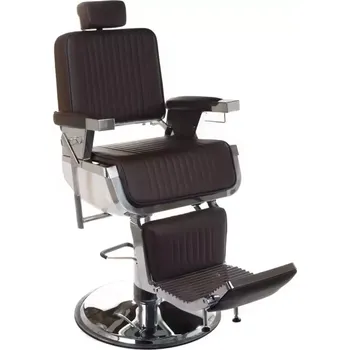 Kadeřnické křeslo Barber křeslo LUMBER BH-31823 - hnědé