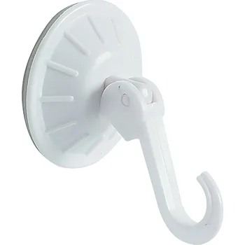 Držák na ručník SPIRELLA Spirella háček s přísavkou SUCTION HOOK, bílý, plast, průměr 55 mm, 10.10987