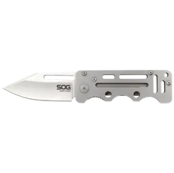 Sport Zavírací nůž SOG Cash Card s klipen na peníze