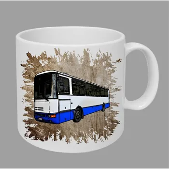 Moon River Karosa hrnek s autobusem hnědý obsah 330 ml (hrneček autobus)