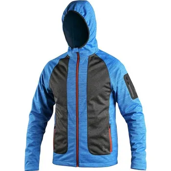 Pánská softshellová bunda CXS DAYTON / Softshellová bunda - modrá/šedá M